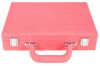 Leather Mexican Train Game Set - Pink